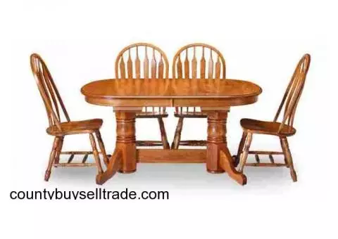 Stratford Oak Dining Table & Chairs